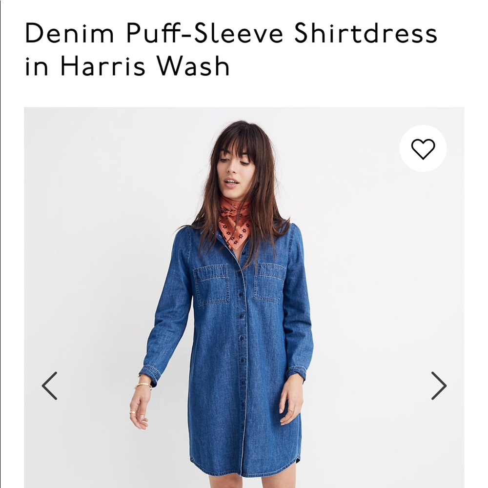 Madewell denim dress